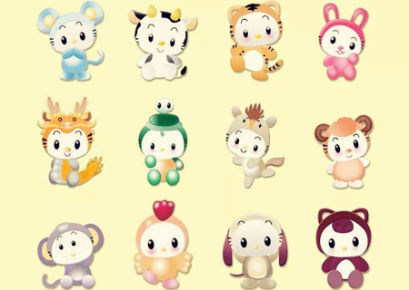 十二生肖吉祥颜色