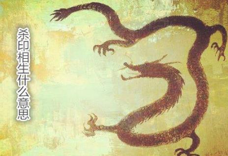 杀印相生什么意思 杀印相生什么意思