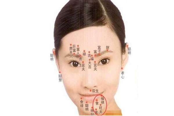 女人下巴看命运凶吉