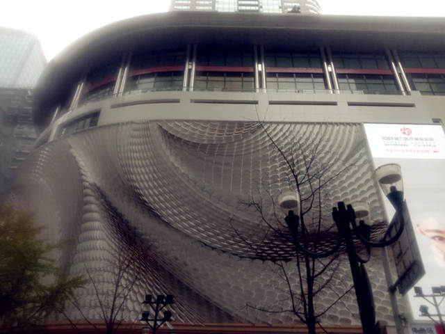 楼宇墙体形成鳞片状主皮肤病