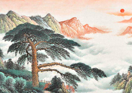 一进门看见什么画最好