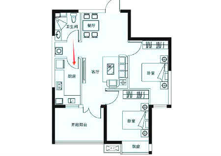 厨房门对着厕所门好吗 厨房门对着厕所门好吗