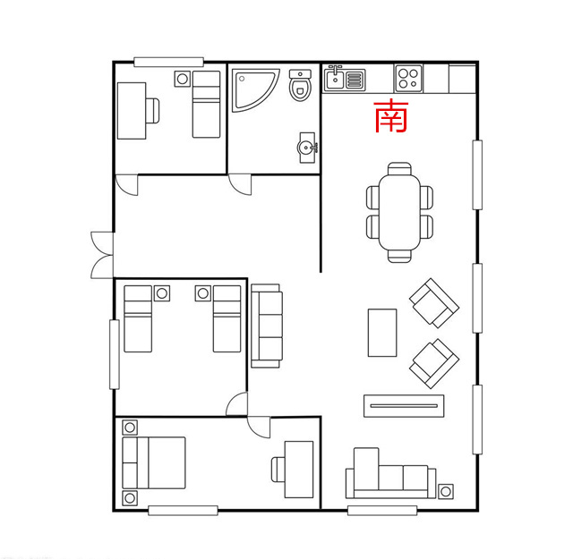 厨房在南方会影响什么？
