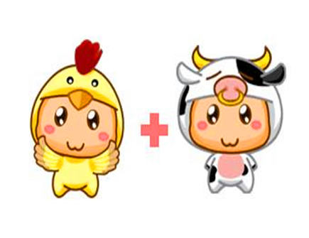 牛爸爸和鸡妈妈生什么宝宝好