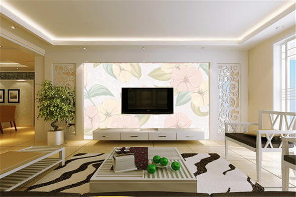 u客厅壁纸选择风水