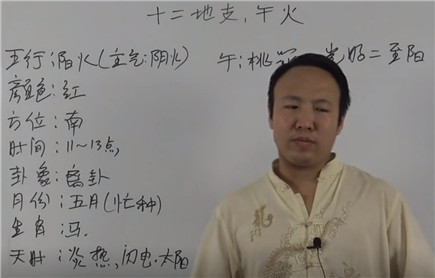 十二地支、午火