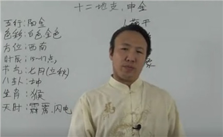 十二地支、申金