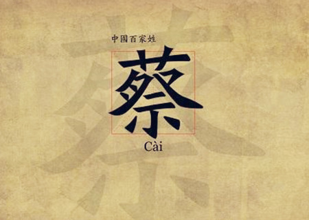 霸气的蔡姓男孩名字