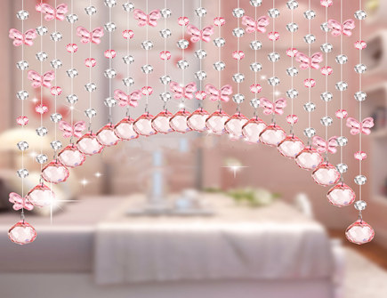 卫生间挂什么颜色的水晶帘好 卫生间挂什么颜色的水晶帘好