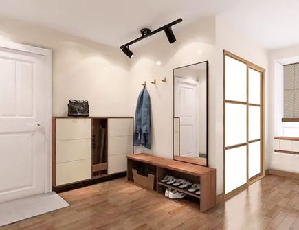 入门挂镜子的风水好不好