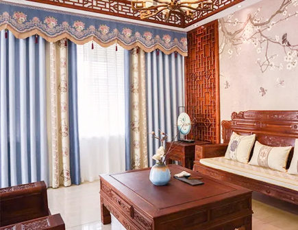 客厅挂什么窗帘最旺气