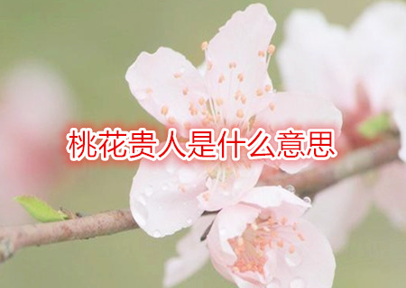 桃花贵人是什么意思 桃花贵人是什么意思