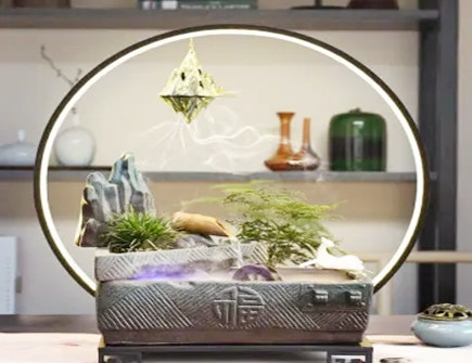 流水摆件可以放电视柜上吗 流水摆件可以放电视柜上吗