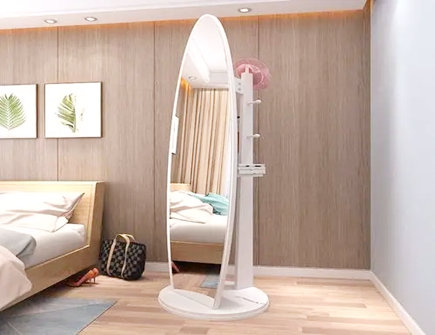 落地镜子在卧室怎么放吉利