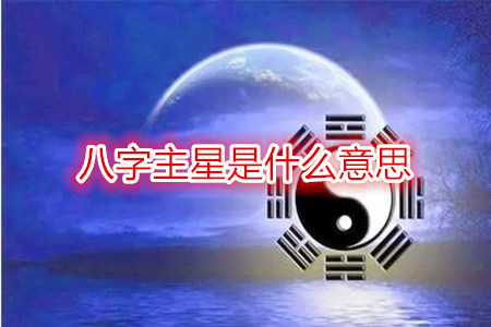 八字主星是什么意思