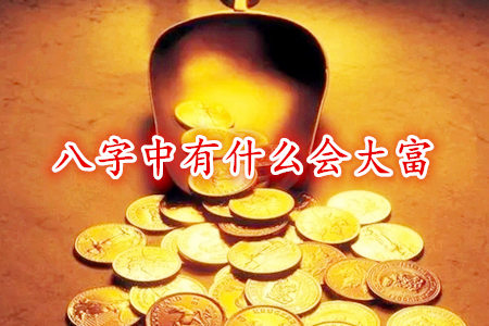 八字中有什么会大富