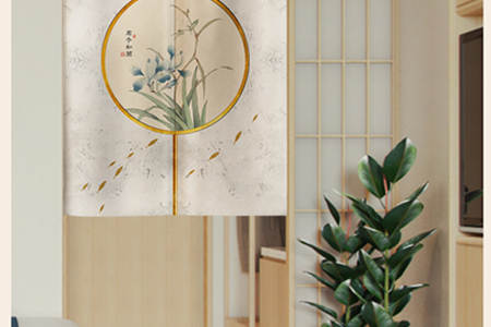 入户门挂什么颜色的风水帘好