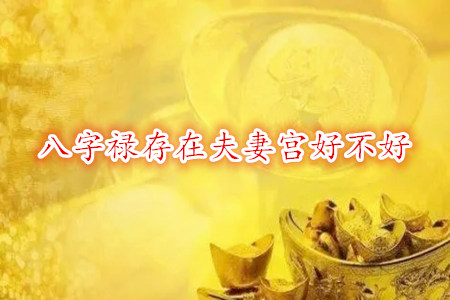 八字禄存在夫妻宫好不好