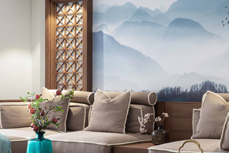 沙发背景墙装饰画风水讲究