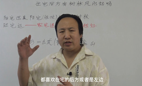 住宅后方有树林风水好不好？