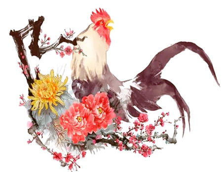 高冠阔步穿花衣是什么生肖?