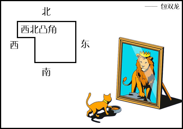 房子西北凸角有什么问题?