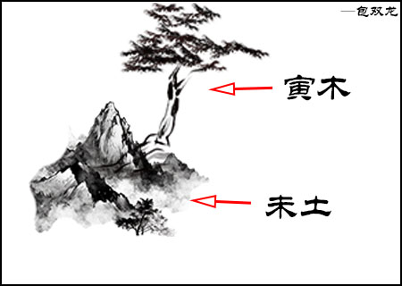 八字中寅木克未土吗?