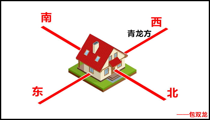 朝北的房子青龙在哪里?
