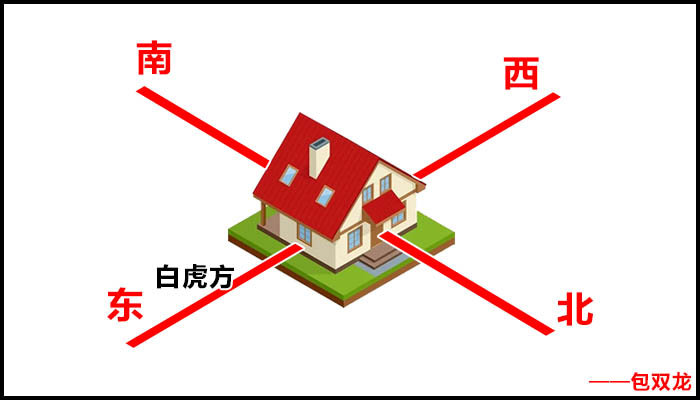 朝北的房子白虎在哪里?