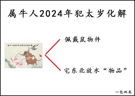 属牛的人2024犯太岁如何化解？