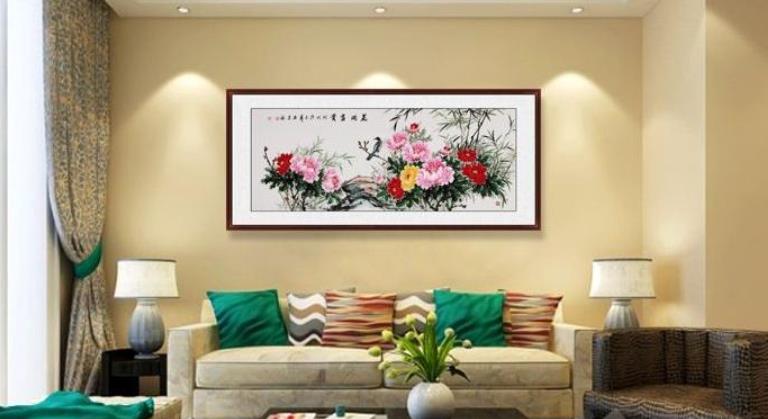 客厅挂什么画最吉祥风水好