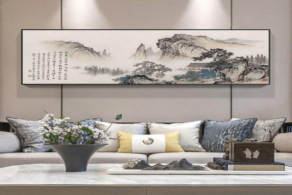 客厅合适挂什么画最好