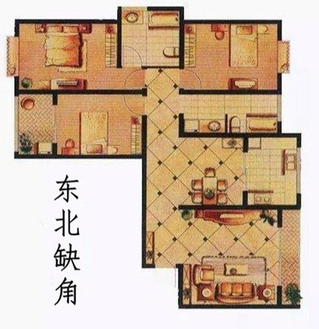 房子缺东北角真正补救方法