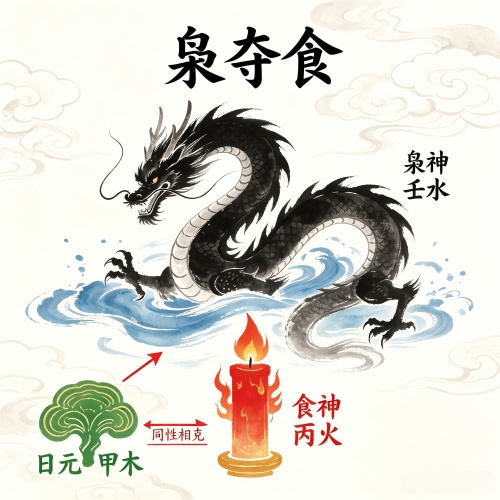 枭神夺食如何化解，八字枭神夺食的八字是什么意思