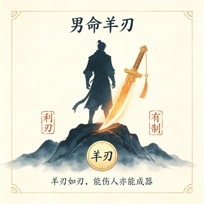 羊刃是什么意思,男命带羊刃是什么意思