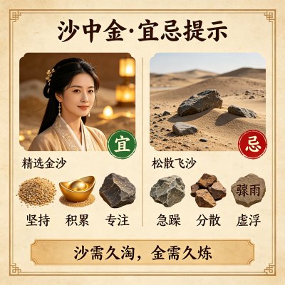 沙中金命五行缺什么,沙中金命是什么意思?