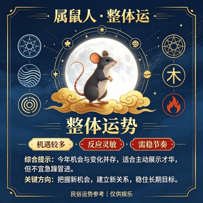 属鼠人适合做什么工作，属鼠的最佳职业是什么