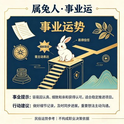 属兔人适合做什么工作，属兔的最佳职业是什么