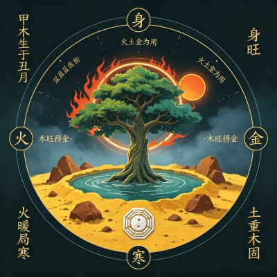 甲木生于丑月是什么格局,甲木日主生在丑如何取用神