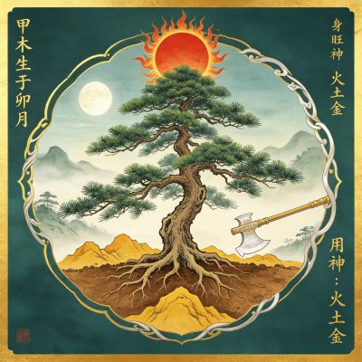 甲木生于卯月是什么格局，甲木日主生在卯如何取用神