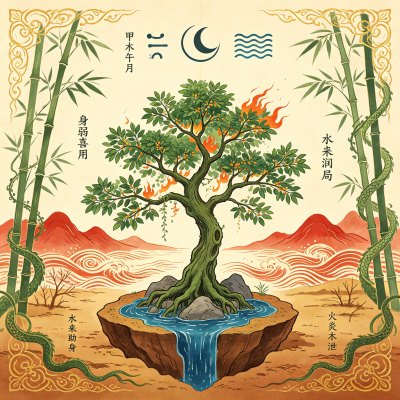 甲木生于午月是什么格局,甲木日主生在午如何取用神