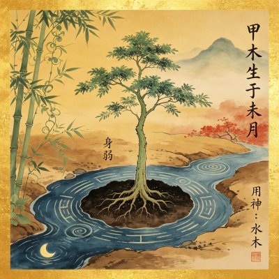 甲木生于未月是什么格局,甲木日主生在未如何取用神