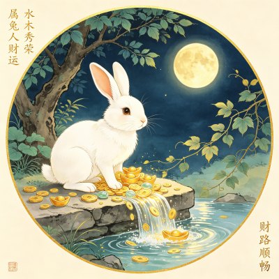 属兔人财运方位,属兔的人2027年财运方位指南