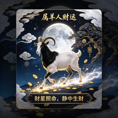 属羊人财运方位,属羊的人2027年财运方位指南