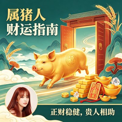 属猪人财运方位，属猪的人2027年财运方位指南