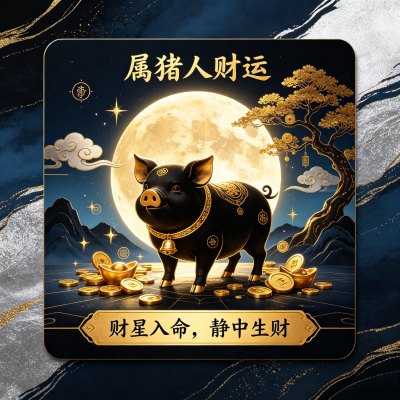 属猪人财运方位，属猪的人2027年财运方位指南