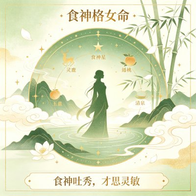 食神格是什么意思,八字食神格女命好还是不好