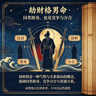 劫财格是什么意思,八字劫财格男命好还是不好