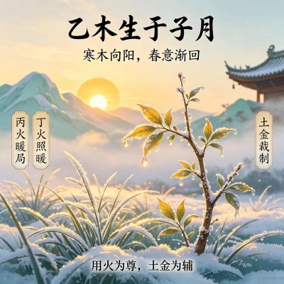 乙木生于子月是什么格局,乙木日主生在子月如何取用神