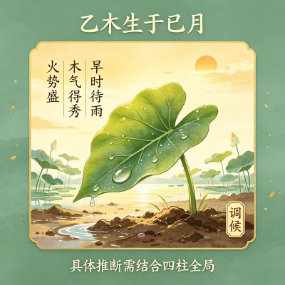 乙木生于巳月是什么格局,乙木日主生在巳月如何取用神